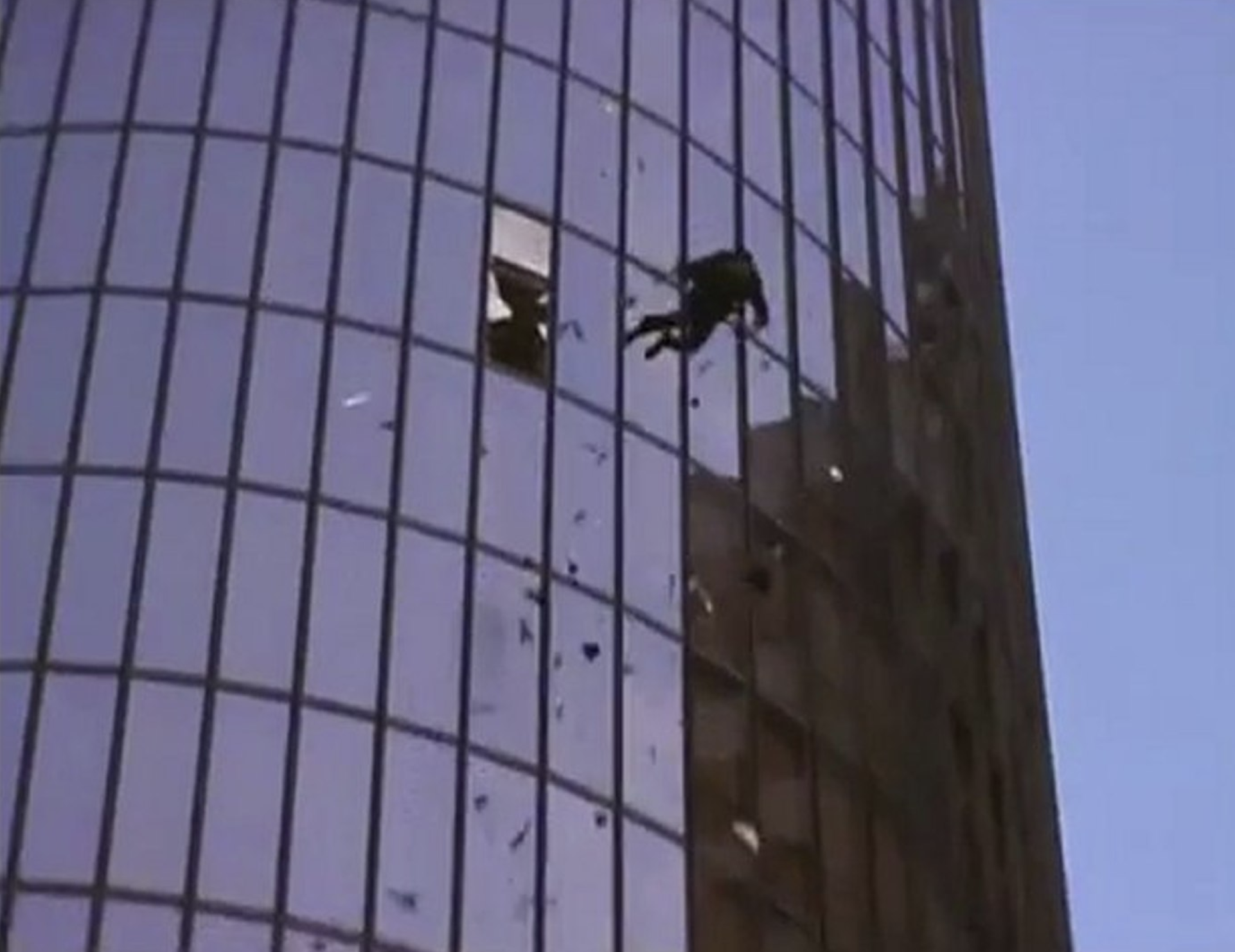 "Stuntman Dar Robinson fell 220 feet for the movie Sharky's Machine, setting a world record."